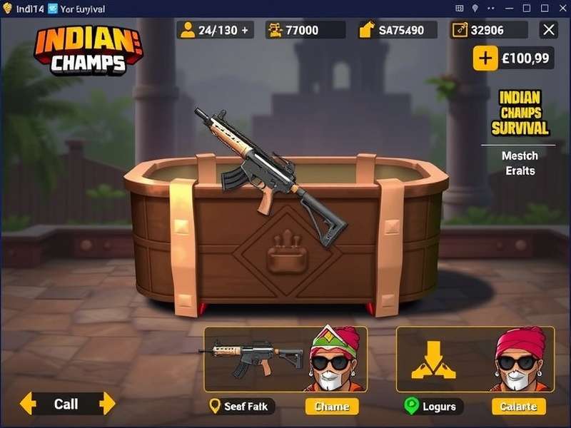 Indian Royale Champs Survival character customization